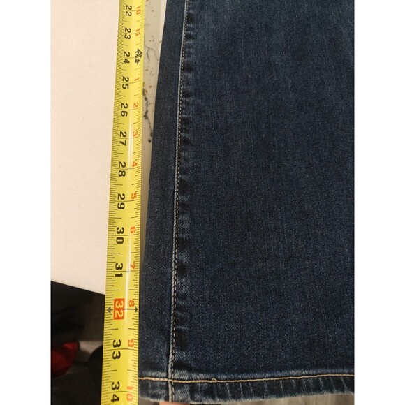 AG Adriano Goldschmied The Angel Jeans Womens 32R Blue Bootcut Flare Denim USA - Picture 7 of 14